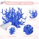 thumbnail image 4 of Decoración de Coral para Acuario Uxcell, Decoraciones para Peceras, Adornos de Coral para Peceras, 5.9x2.2x4.7 Pulgadas, (Azul Oscuro, 1 Pza), Destinado para Decoración de Paisajismo de Acuarios, 4 of 6