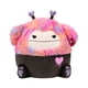 thumbnail image 1 of Malvaviscos de peluche Frumpy The Bigfoot rosa y negro, 50 cm, 1 of 7
