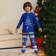 thumbnail image 4 of Conjuntos de pijamas familiares a juego, ropa de dormir, ropa para papá, mamá, niños, estampados, regalos de Navidad, conjunto de pijamas familiares a juego, pantalones de descanso, top, 2 piezas, 4 of 5