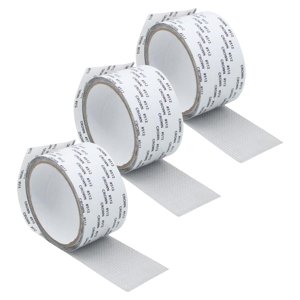 Bothyi - 3X Cinta De Reparación De Pantalla De Ventana Adhesivo Fuerte Para Camper Rv Gris Oscuro