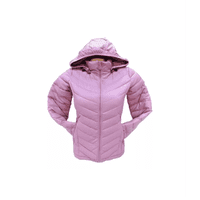 Genérico - Chaqueta 3/4 Corta Mujer Engomada Térmica, Envío Rápido, Rosa Claro, Talla M