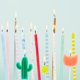 thumbnail image 4 of Velas de cumpleaños Meri Meri con purpurina, paquete de 24, 14,6 cm de alto, 4 of 5