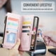thumbnail image 4 of CaseMe Funda de Cuero para Samsung Galaxy A16 5G Tipo Billetera [Bloqueo RFID] con Ranura para Billetes con Zíper y 10 Tarjetas, Correa de Hombro Magnética de Cuero PU Suave para Samsung Galaxy A16 5, 4 of 13