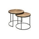 thumbnail image 1 of Mesa De Centro Doble Basile Madera 56 X 51 cm Atmosphera, 1 of 4