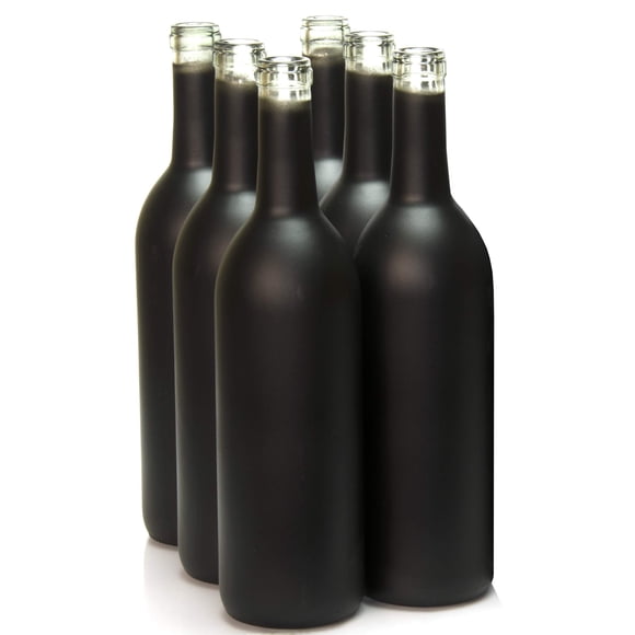 Botellas para vino North Mountain Supply W5BK-6PK de 750 ml, paquete de 6