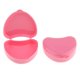 thumbnail image 2 of 2x Caja protectora para la boca Caja de retenedor ortodóntico Contenedor de almacenamiento para dentaduras postizas Rosa, 2 of 5