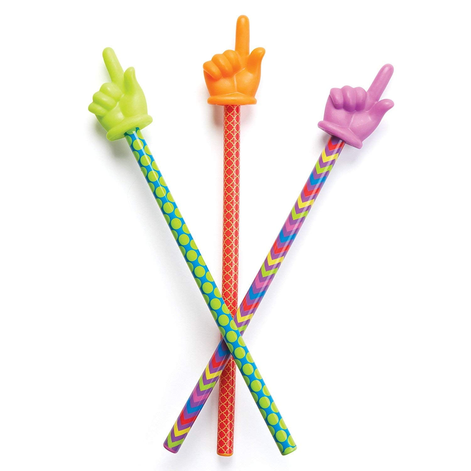 Learning Resources Punteros En Forma De Mano, Set De 3, Colores Rojo, Azul Y Verde, 38 Cm, Ideales Para Clase Y Presentaciones