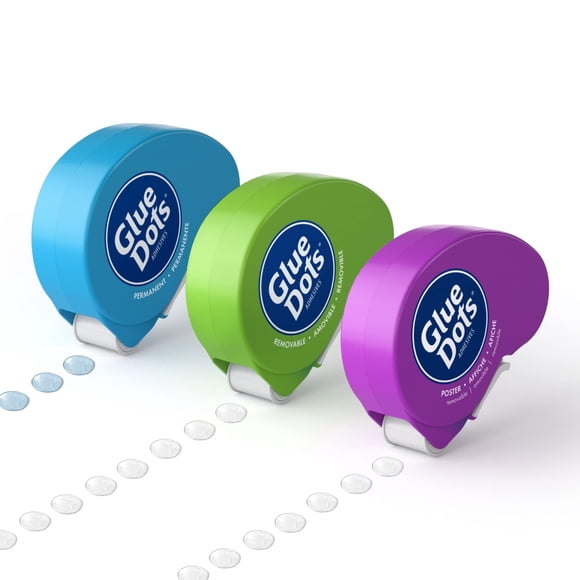 Dispensador de puntos de pegamento Glue Dots Dot N' Go, paquete de proyectos con 200 puntos