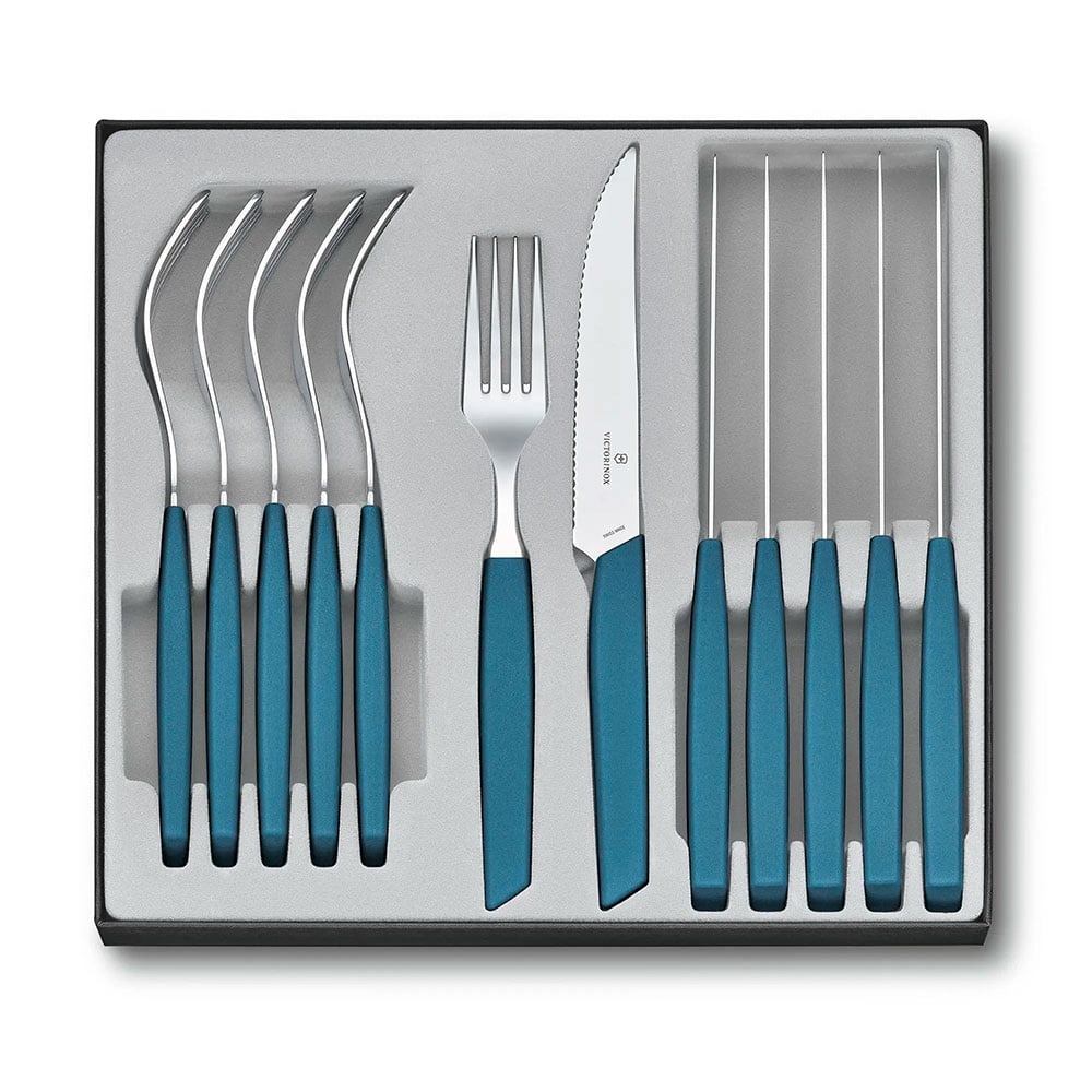 Victorinox - Juego De Mesa Swiss Modern 12 P Azul