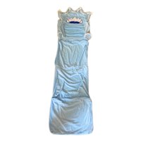 Magideal - Funda De Sofá Plegable De Dibujos Animados Para Niños, Funda De Sillón De Respaldo De Sofá De Felpa Lavable Duradera Para Sala De Juegos, Sala De Esta , Azul