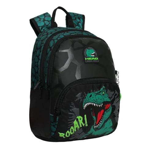 Mochila Infantil Niño Gum Dino Stone Verde Head