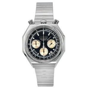 Reloj Citizen Tsuno Bull Head Chronograph Stainless Steel Black Dial Quartz An3700-54E Men'S Watch