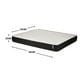 thumbnail image 3 of Colchon America Foam 2 Plazas Gris 150x190x20 Cm, 3 of 3