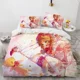 thumbnail image 1 of x1579 Bed SheetsAnime Cardcaptor Sakura Bedding Set Boys Girls Twin Size Duvet Cover Pillowcase Bed Kids Adult Fashion Home Textileextile 3-Piece Bedding Set (1 Duvet Cover + 2 Pillow Shams) nj1579, 1 of 5