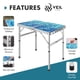 thumbnail image 3 of Mesa plegable VILLEY de 61 cm, portátil, aluminio, pequeña, 3 of 7