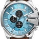 thumbnail image 4 of Reloj cronógrafo Diesel Mega Chief para hombre, color plateado y azul DZ4657, 4 of 7