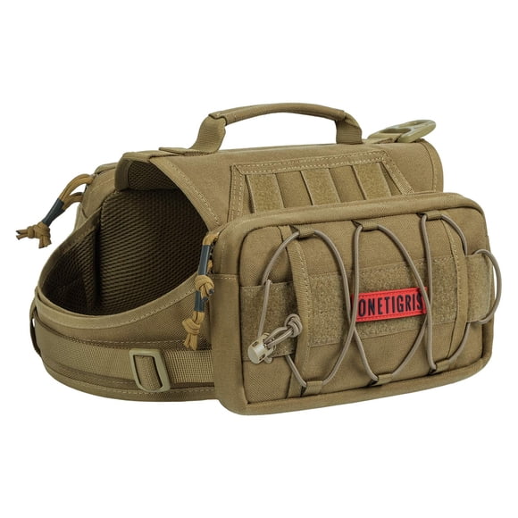 Mochila Para Perros Mammoth Para Perros Medianos Y Grandes Color Marrón