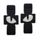 thumbnail image 1 of 1 Par De Parches De Ojos Que Brillan En La Oscuridad, Insignias De Apliques Tácticos Negros, 1 of 5