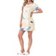 thumbnail image 4 of INSPIRE CHIC Camisón de Mujer de Manga Corta con Estampado Ropa de Dormir Camisetas de Noche Lindas L Albaricoque, 4 of 6