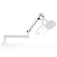 Soporte Para Micrófono Boom Arm Fifine Bm88W, Perfil Bajo, Metal Blanco