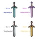 thumbnail image 4 of Espada inflable Mkork&FZSX Pixel Party Favors (17 unidades/caja), 4 of 6