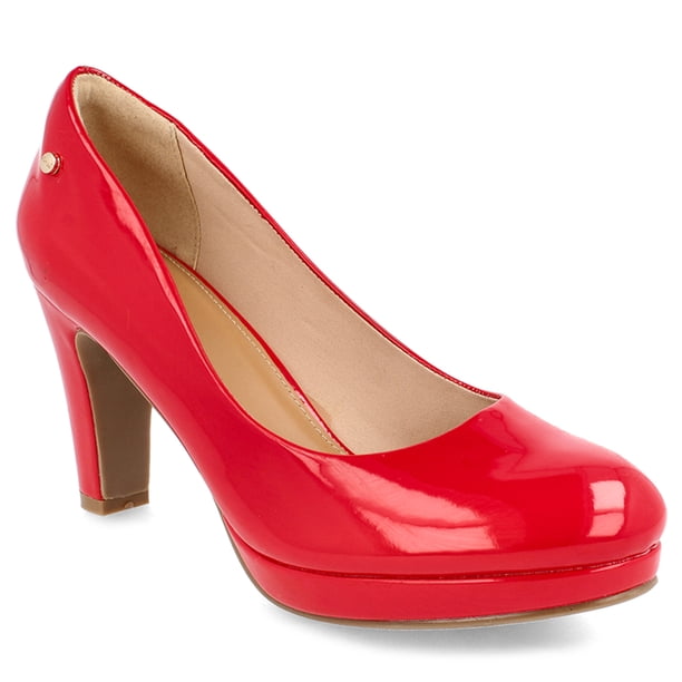 ZAPATO TACO ALTO MUJER BATA CONY RED