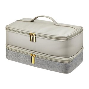 Ioensy - Estuche De Viaje, Organizador Portátil, Gran Capacidad, Para Herramientas De Peluquería, Bolsa De Viaje.