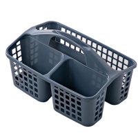 Bothyi - Ducha Portátil Caddy Cesta Suministros De Limpieza Cubo 3 Compartimentos Divididos Azul