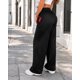 thumbnail image 4 of Pantalón Palazzo Mujer Ancho Holgado Cintura Elástica Cordón, 4 of 5