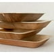 thumbnail image 2 of Pack de 5 Platos Rectangular Hoja De Palma 100% Biodegradable, 2 of 4
