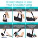 thumbnail image 3 of Hombro Abduction Sling Vive Immobilizer, soporte para manguito rotador, 3 of 9