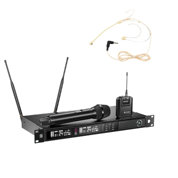 Relacart UR-280 sistema inalambrico doble 1 mano 1 cintillo