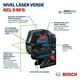 thumbnail image 4 of Nivel laser multilíneas verdes GCL 12V-50-22 CG BOSCH, 4 of 7