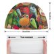 thumbnail image 2 of El tren de los dinosaurios Gorro de Natación de Licra, Gorro de Baño de Tela Cómoda, Gorro Elástico Antideslizante para Hombres, Mujeres y Niños, 2 of 6