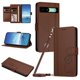 thumbnail image 1 of Funda Cartera Trébol para Google Pixel 8A con Ranuras Tarjetas y Carga Inalámbrica Marrón, 1 of 6