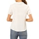 thumbnail image 3 of INSPIRE CHIC Camisa Suave con Cuello de Muñeca Vintage para Mujer M Blanca, 3 of 8