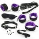 thumbnail image 1 of 7pcs, Sexy Bed Restraints Set with Wrist and Ankle Cuffs, Eye Mask, Mouth Plug - Perfect for Adult Party Supplies and Intimate Play, 1 of 3