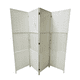 thumbnail image 1 of Biombo De Ratán Color Crema Plegable, 1 of 4