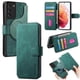 thumbnail image 1 of Funda Billetera Magnética para Samsung Galaxy S21 Plus Soporte Tarjetas Desmontable Verde, 1 of 6
