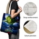 thumbnail image 3 of El Grinch Bolso de tela con estampado de lienzo para mujer, bolsa de compras reutilizable y estética, con cremallera interior, regalo para mujer,40*45cm., 3 of 6