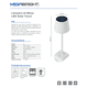 thumbnail image 4 of Lampara de Mesa LED Solar Touch Blanca Megabright, 4 of 5