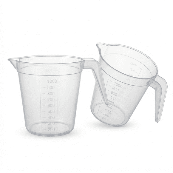 2un Vaso Medidor Graduado Tipo Jarro Con Medidas 1 Litro
