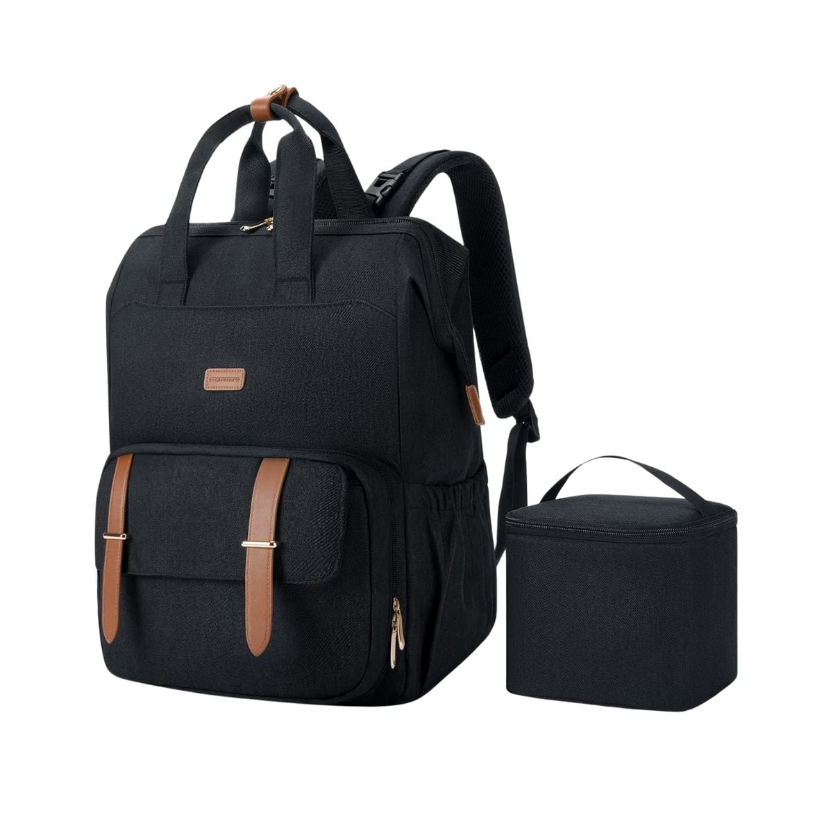 Mommore Mochila Para Extractor De Leche Para Notebook De 15,6" - Negro