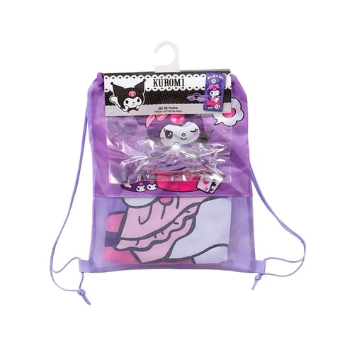 Mashini - Toalla Niño Niña Con Lentes De Agua Y Bolso Kuromi