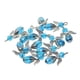 thumbnail image 4 of 12 Piezas Con Cuentas De Corazón De ángel Con Alas De Cristal Facetado DIY Cuelga El Colgante Azul Real, 4 of 5