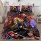 thumbnail image 3 of Justice League 3-Piece Bedding Set For Kids Boys Girls Adult Cartoon Warm Cute Fashion Holiday Present Gift Bed Sheets, 3 of 5