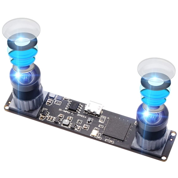Cámara USB Hotpet sincronizada con doble lente estéreo de 1,3 MP HD 960P