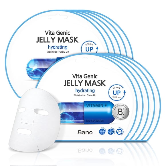 Mascarilla facial Bano Vita Genic Jelly Hydrating 10 unidades