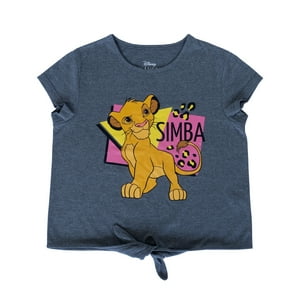 Polera Niña Rey Leon Noventas Gris Disney