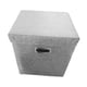 thumbnail image 4 of Caja De Almacenamiento De Discos De Vinilo De 12 Pulgadas, Estuche Para Discos De CD, Organizador De Estuche De Transporte, Color Gris, 4 of 5